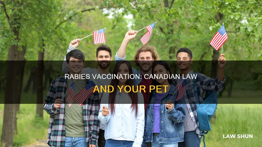 is rabies vaccine required by law in canada