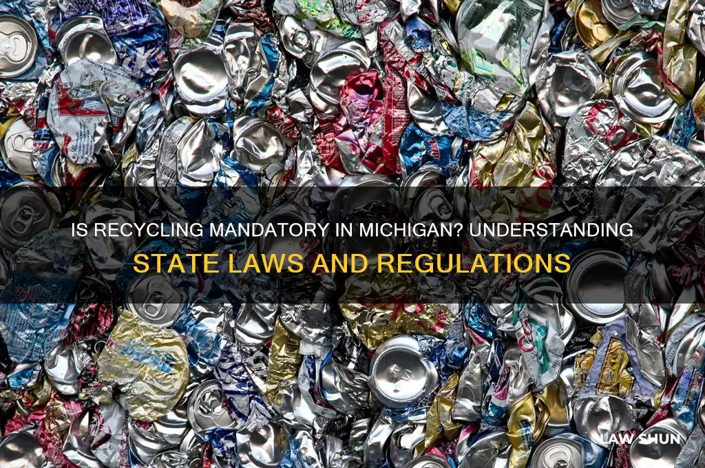 is recycling a law in michigan