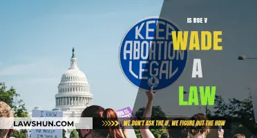Understanding Roe v. Wade: A Landmark Decision, Not a Law