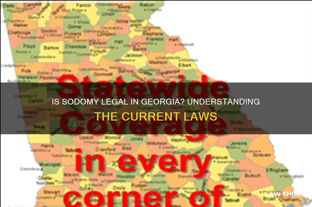 is sodamy against law in georgia