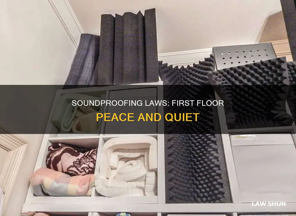 is soundproofing when living above the first floor a law