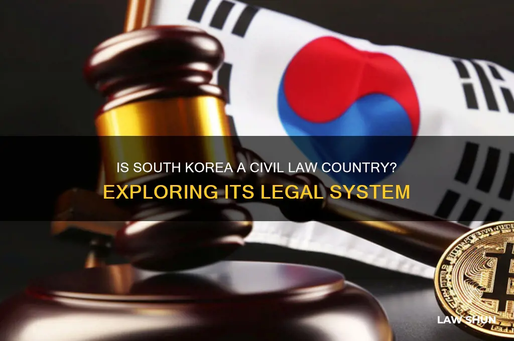 is south korea a civil law country