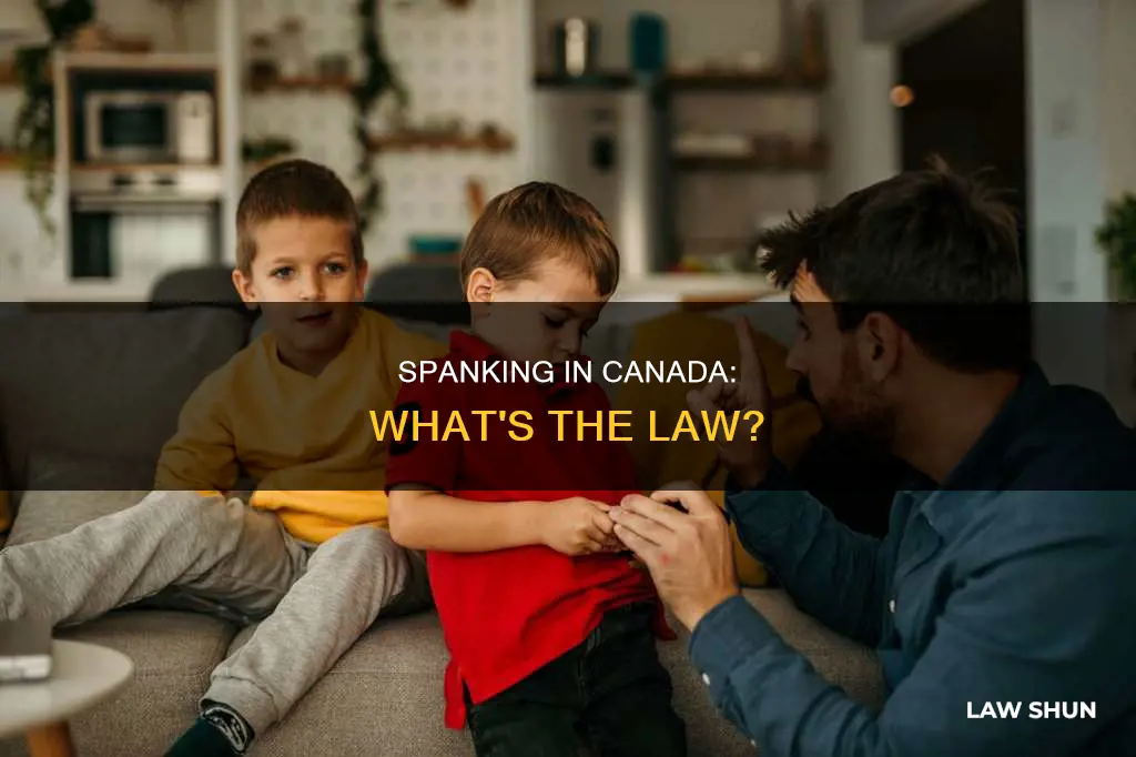 is spanking agaist law canada