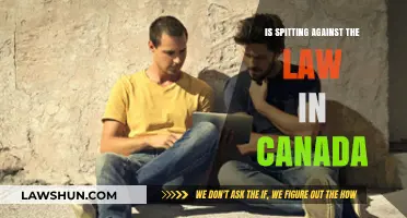 Spitting in Canada: What's the Law?