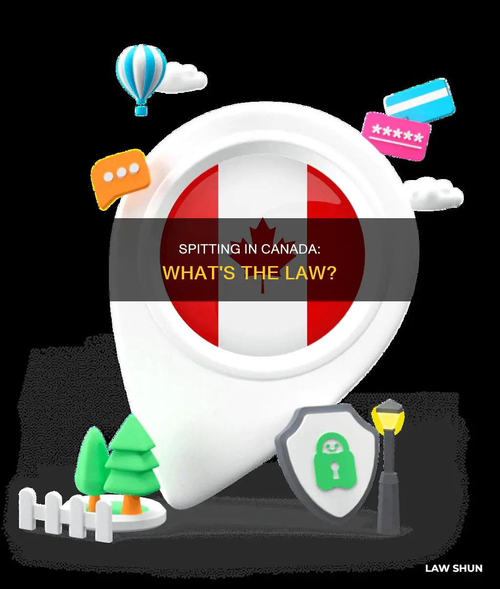 is spitting against the law in canada