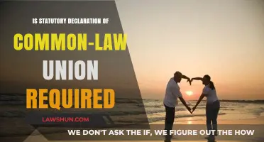 Common-Law Union: Statutory Declaration Needed?