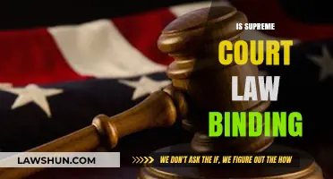 Is Supreme Court Law Binding? Understanding Judicial Authority and Precedent