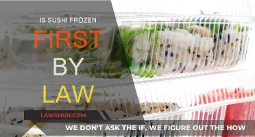 The Law Behind Frozen Sushi: A Safety Measure