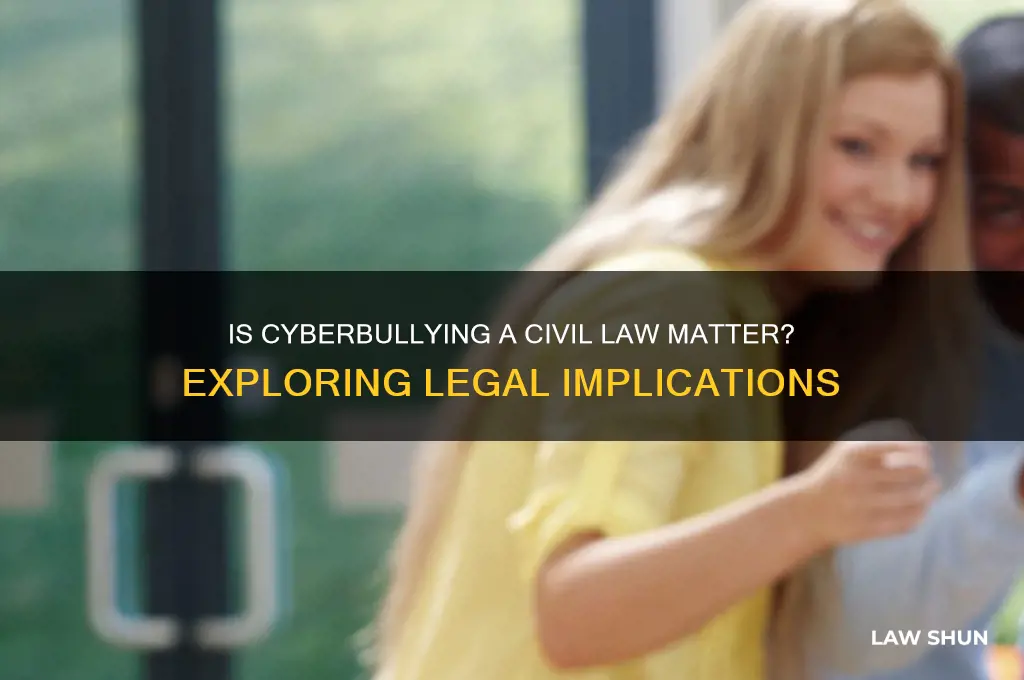 is syberbulyying a civil law
