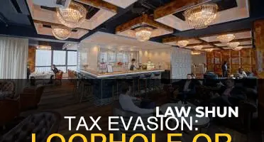 is tax evasion legal if no law