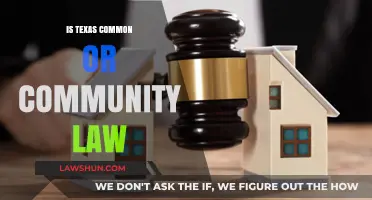 Texas Law: Community or Common?