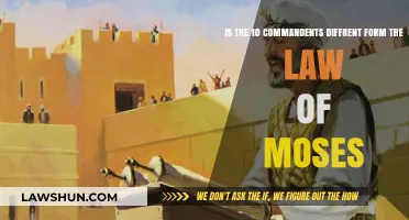 Are the Ten Commandments Distinct from the Law of Moses?