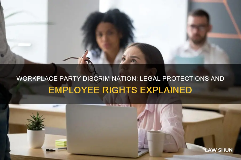 is the a law against party descrimination in the workplace