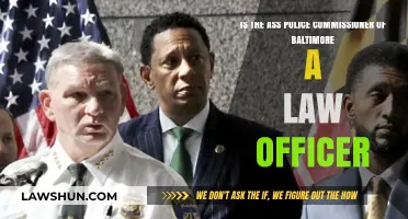 Is Baltimore's Acting Police Commissioner Legally a Law Officer?
