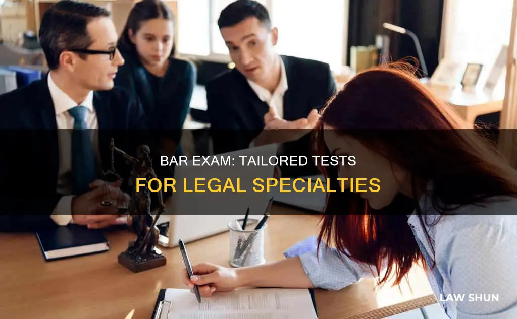 is the bar exam different for different types of law