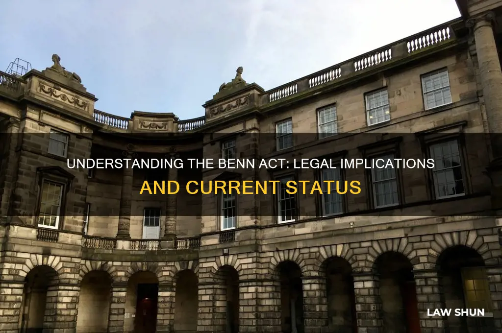 is the benn act law