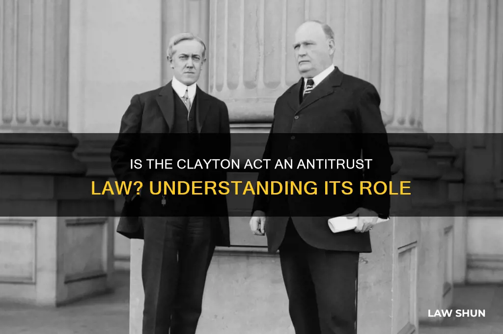 is the clayton act an antitrust law