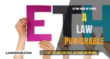 Is the Code of Ethics Legally Binding and Punishable by Law?