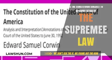 Interpreting the Constitution: Supreme Law's Role in Shaping Legal Meaning
