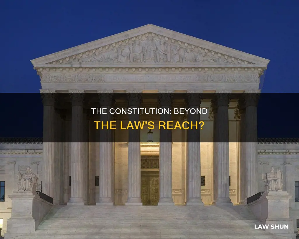 is the constitution above the law