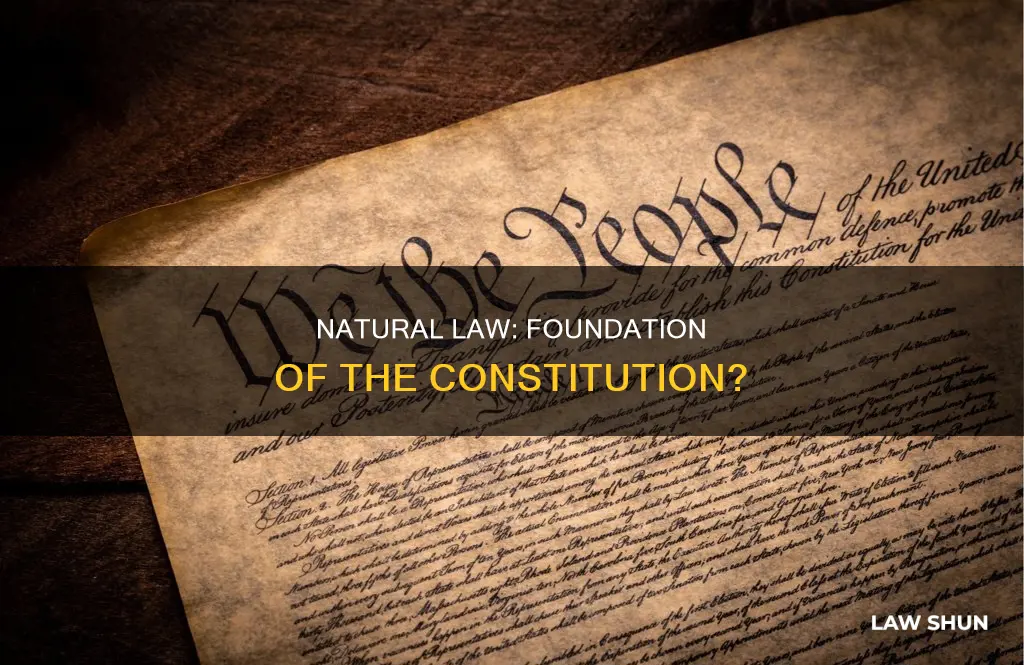is the constitution based on natural law