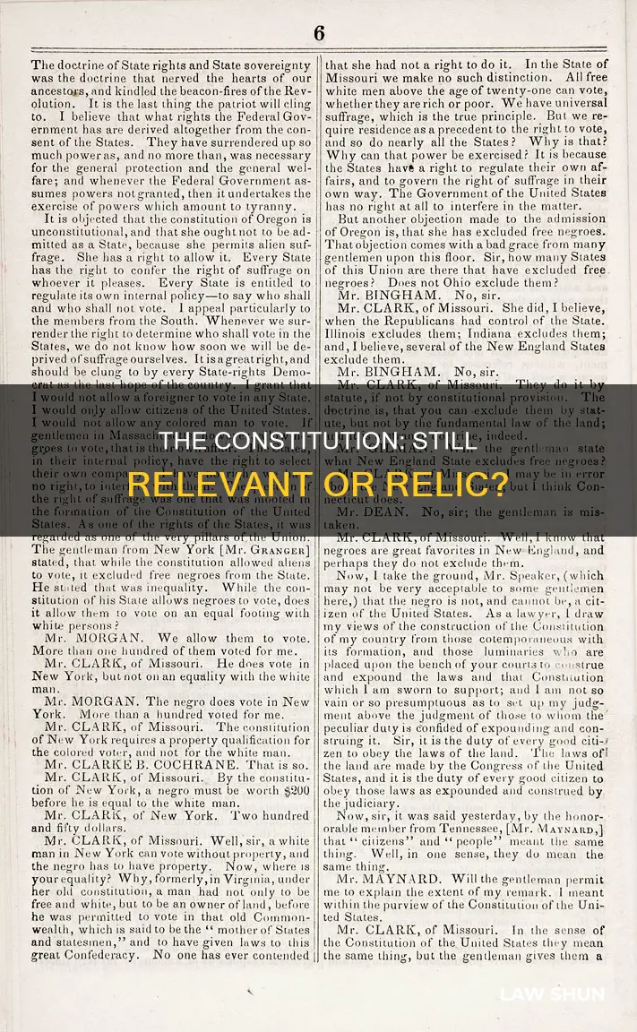 is the constitution still the law of the land