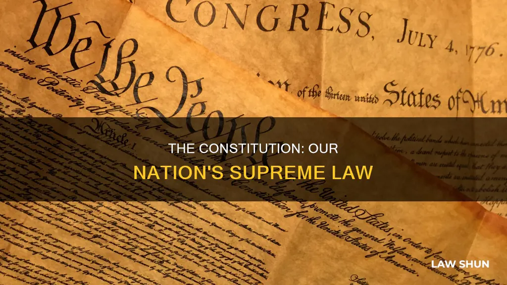 is the constitution the highest law of the land
