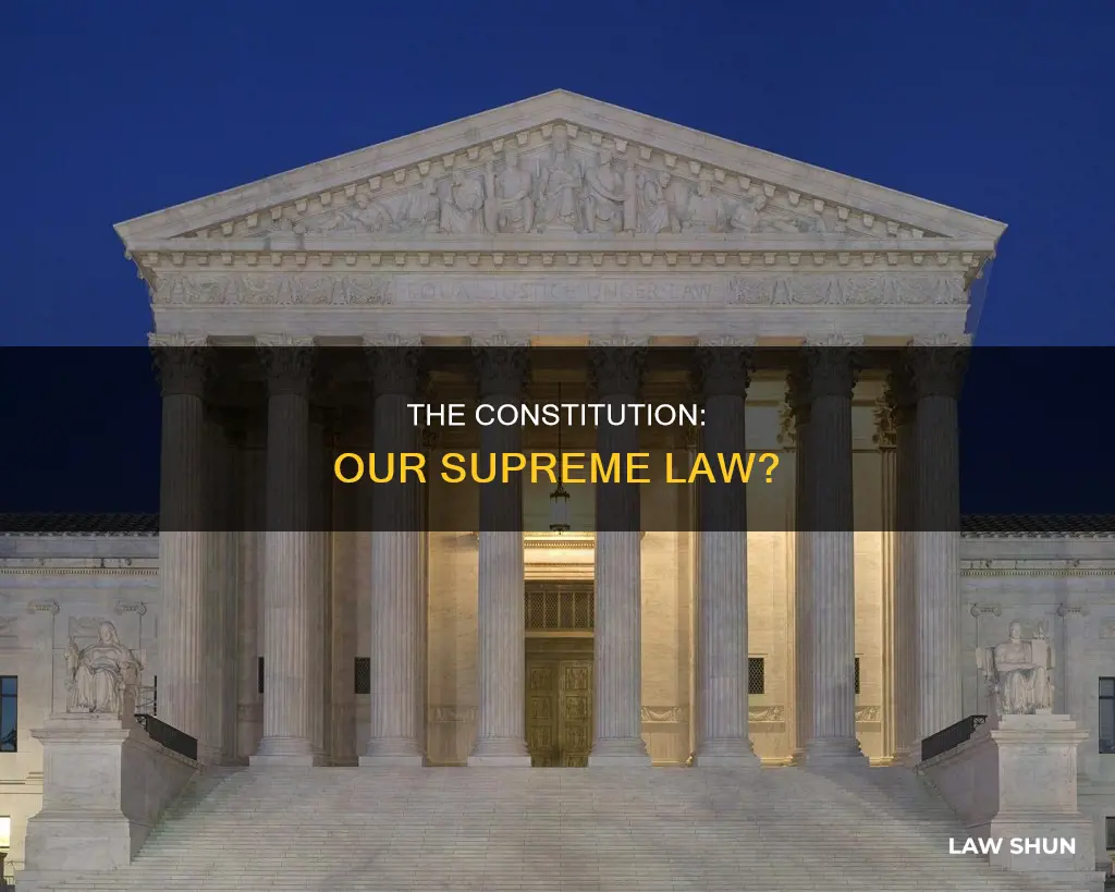 is the constitution the supreme law