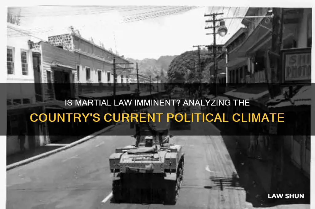 is the country going into marshall law