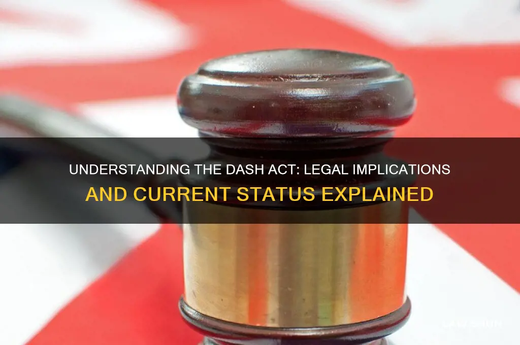 is the dash act law