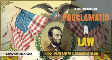 The Emancipation Proclamation: A Historical Decree, Not a Law