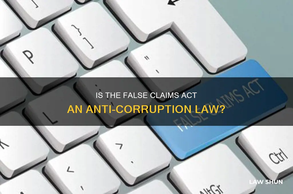 is the false claims act considered an anti-corruption law