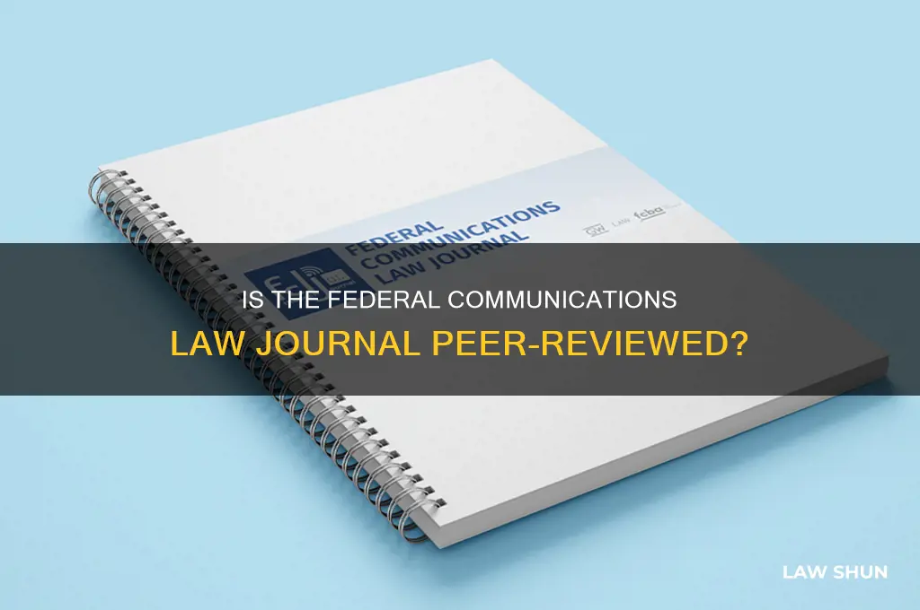 is the federall law communications journal peer reviewed