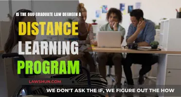 Is GGU's Graduate Law Degree a Distance Learning Program?