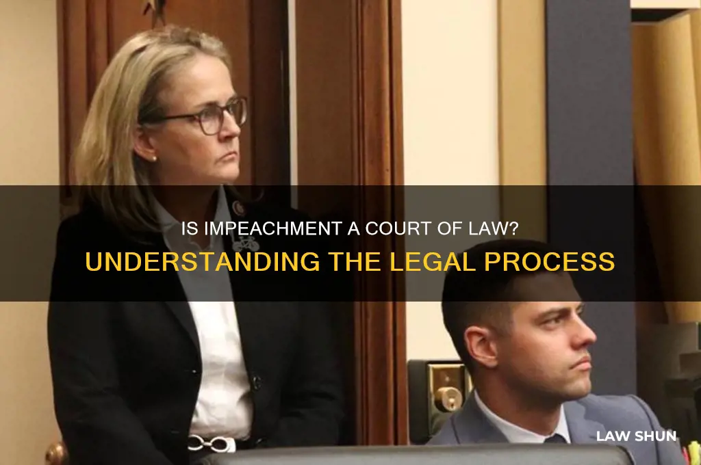 is the impeachment hearing a court of law