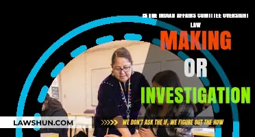 Indian Affairs Committee: Law, Oversight, and Investigation