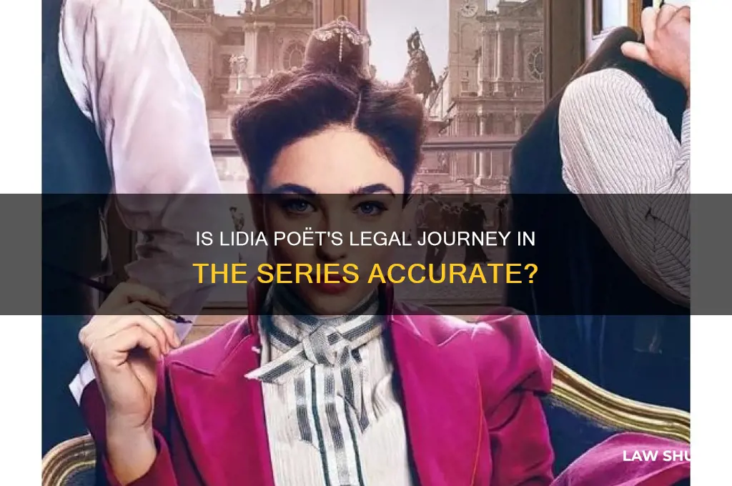 is the law according to lidia poet a true story