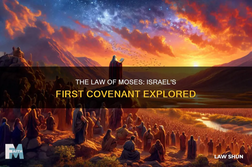 is the law of moses the 1st covent with isreial