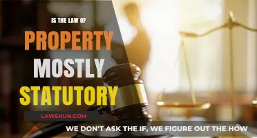 Is Property Law Primarily Statutory? Exploring Legal Foundations and Sources
