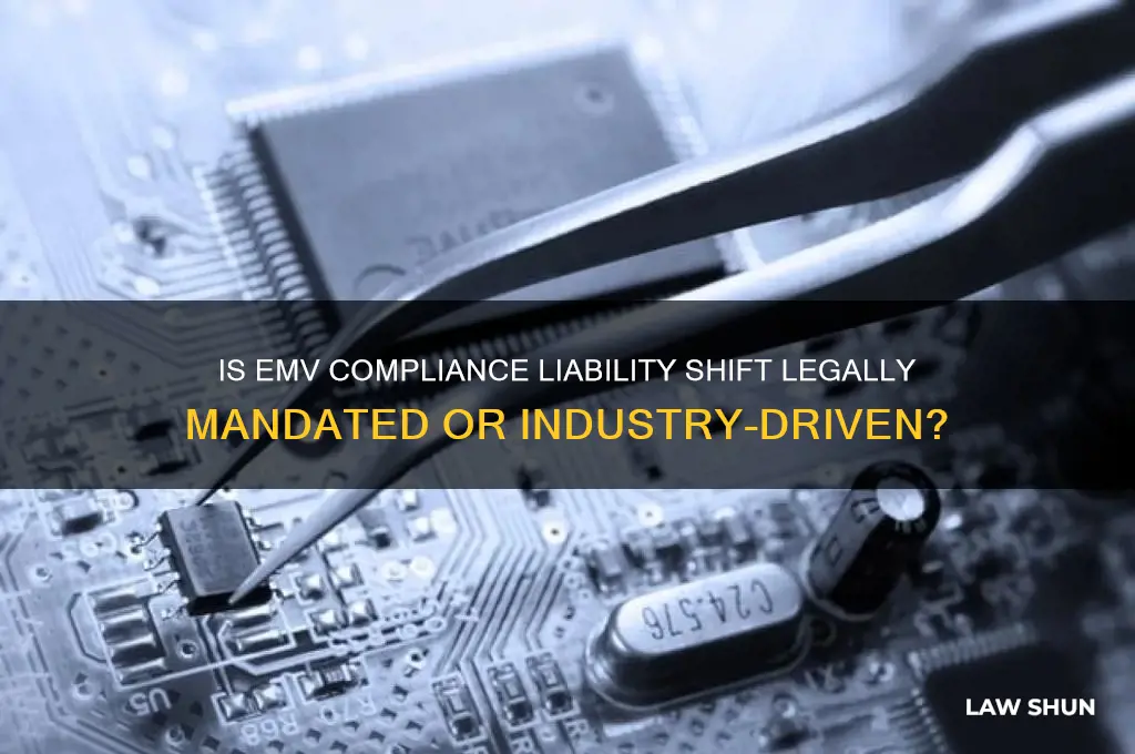 is the liability shift in emv compliance driven by law