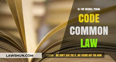 The Model Penal Code: Common Law's Influence