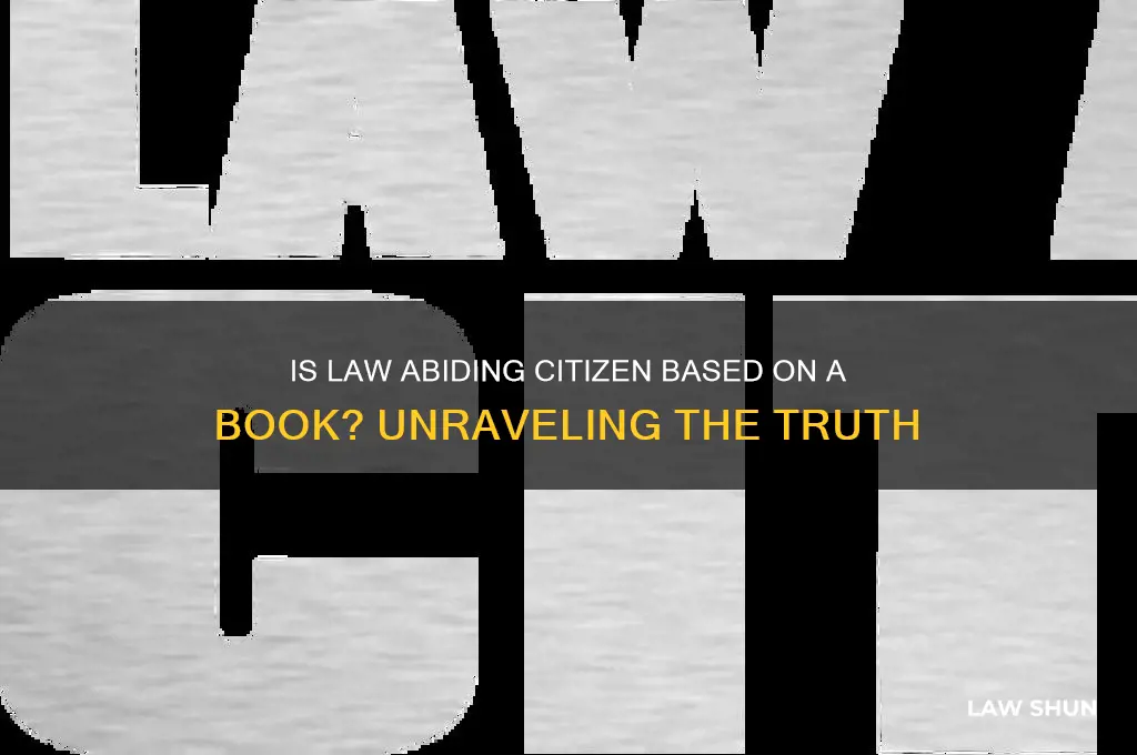 is the movie law abiding citizen based on a book