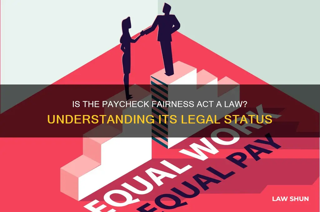 is the paycheck fairness act a law