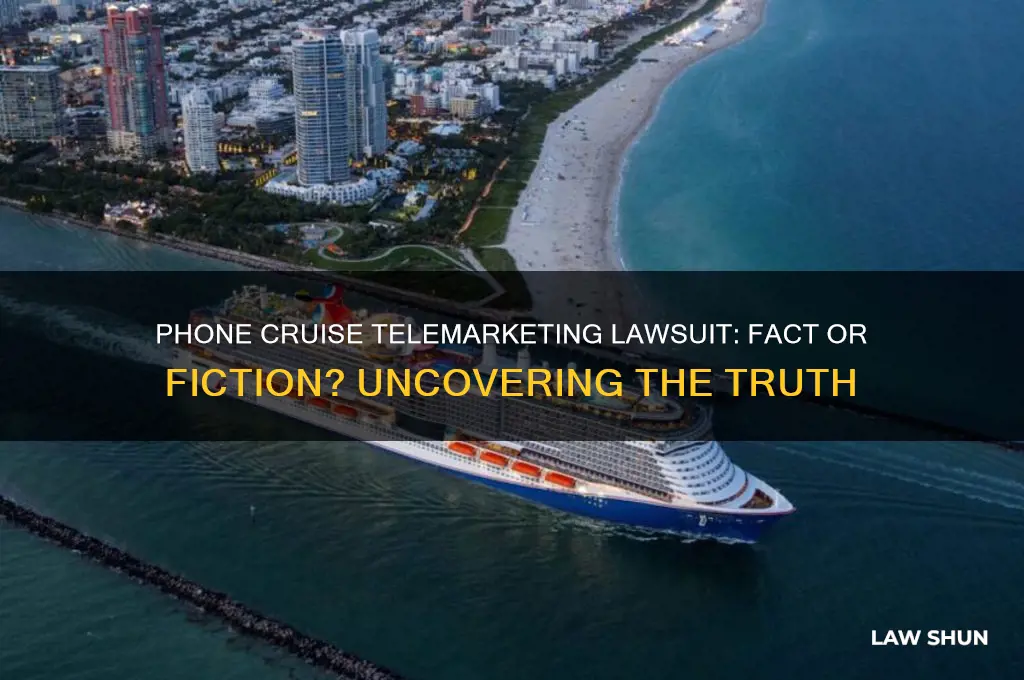 is the phone cruise telemarketing law suit real