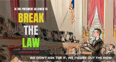 The President and Legal Boundaries: Can They Break Laws?