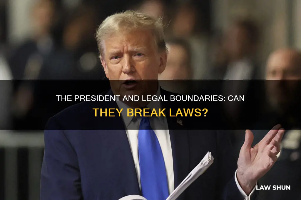 is the president allowed to break the law