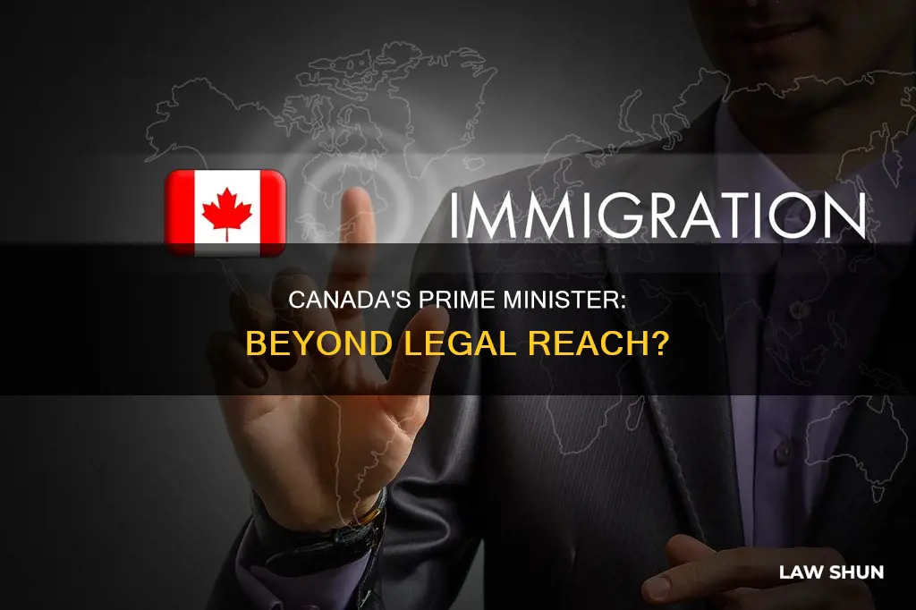 is the prime minister of canada above the law