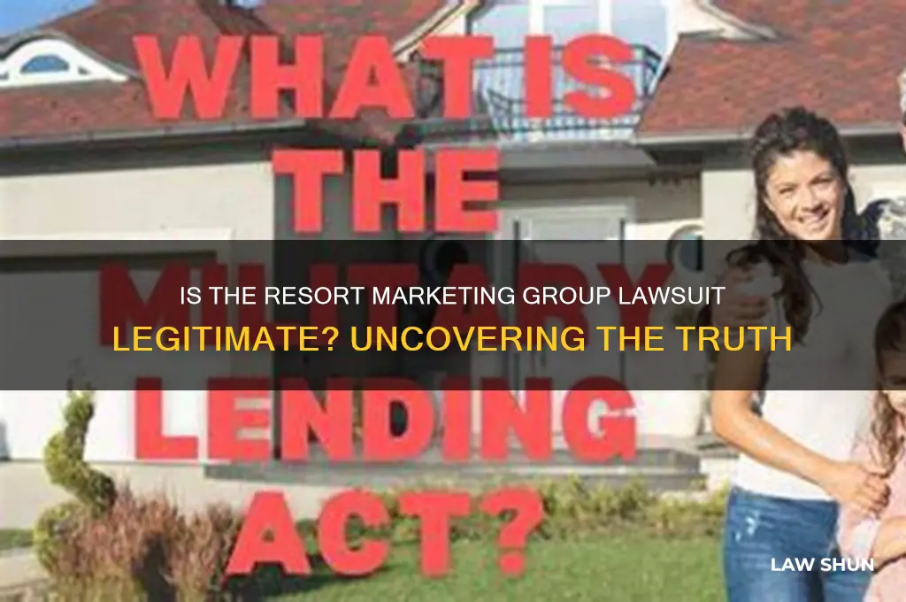 is the resort marketing group law suite real