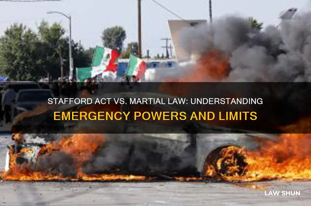 is the stafford act marshall law