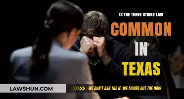 Texas Three-Strike Law: Common or Uncommon?